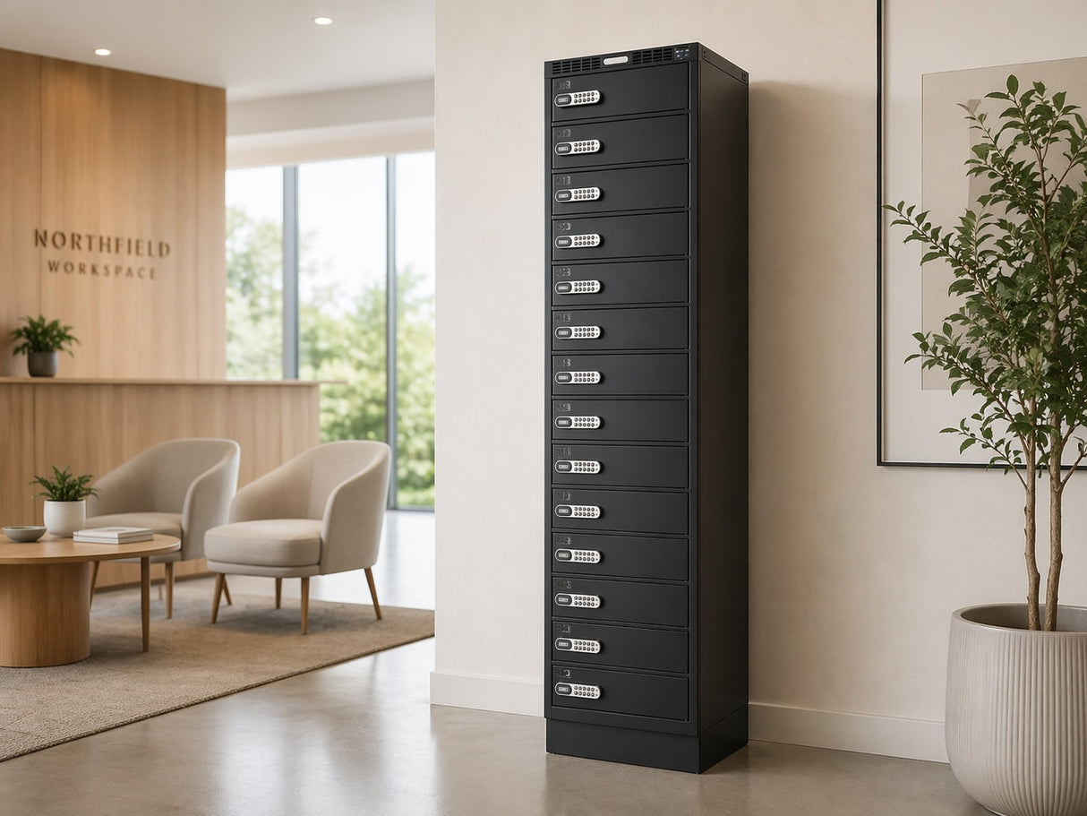 Stilrene PC114 skabe med 14 rum (Ref104)