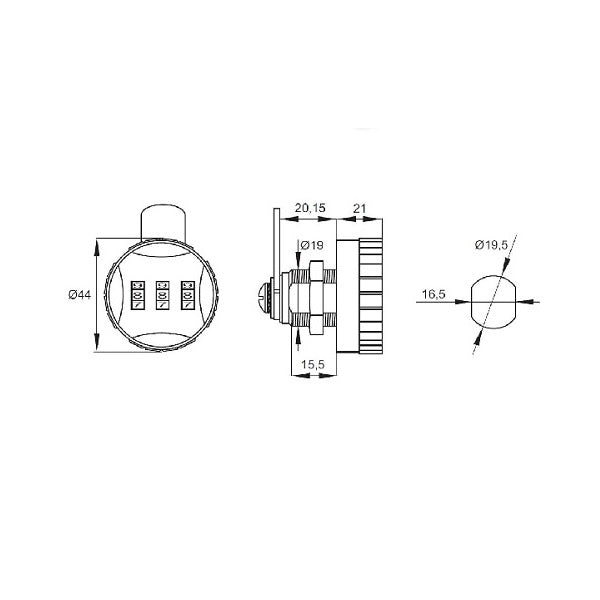 Siso cam lock no 213 5